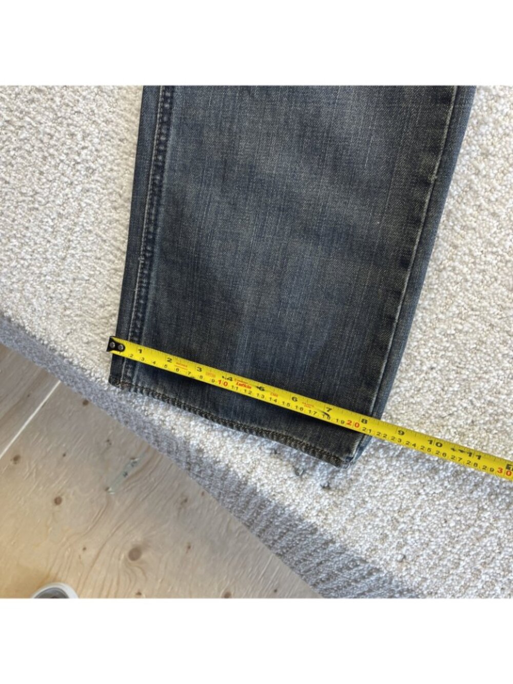 Y2K Projek Raw Spirito Fresco Blue Denim Jeans Men Sz 30 Grunge Alt Bootcut - Picture 8 of 11